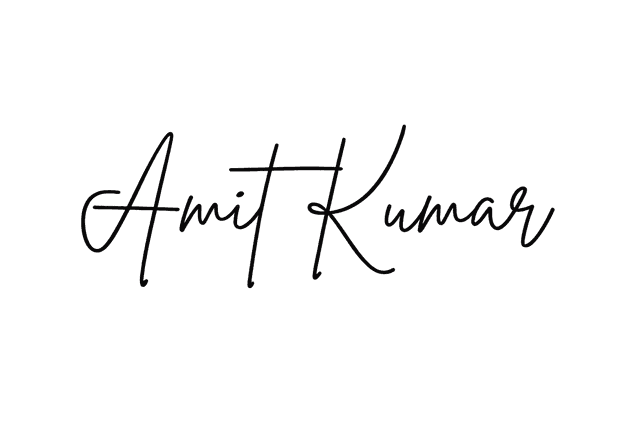 Amit Kumar Signature